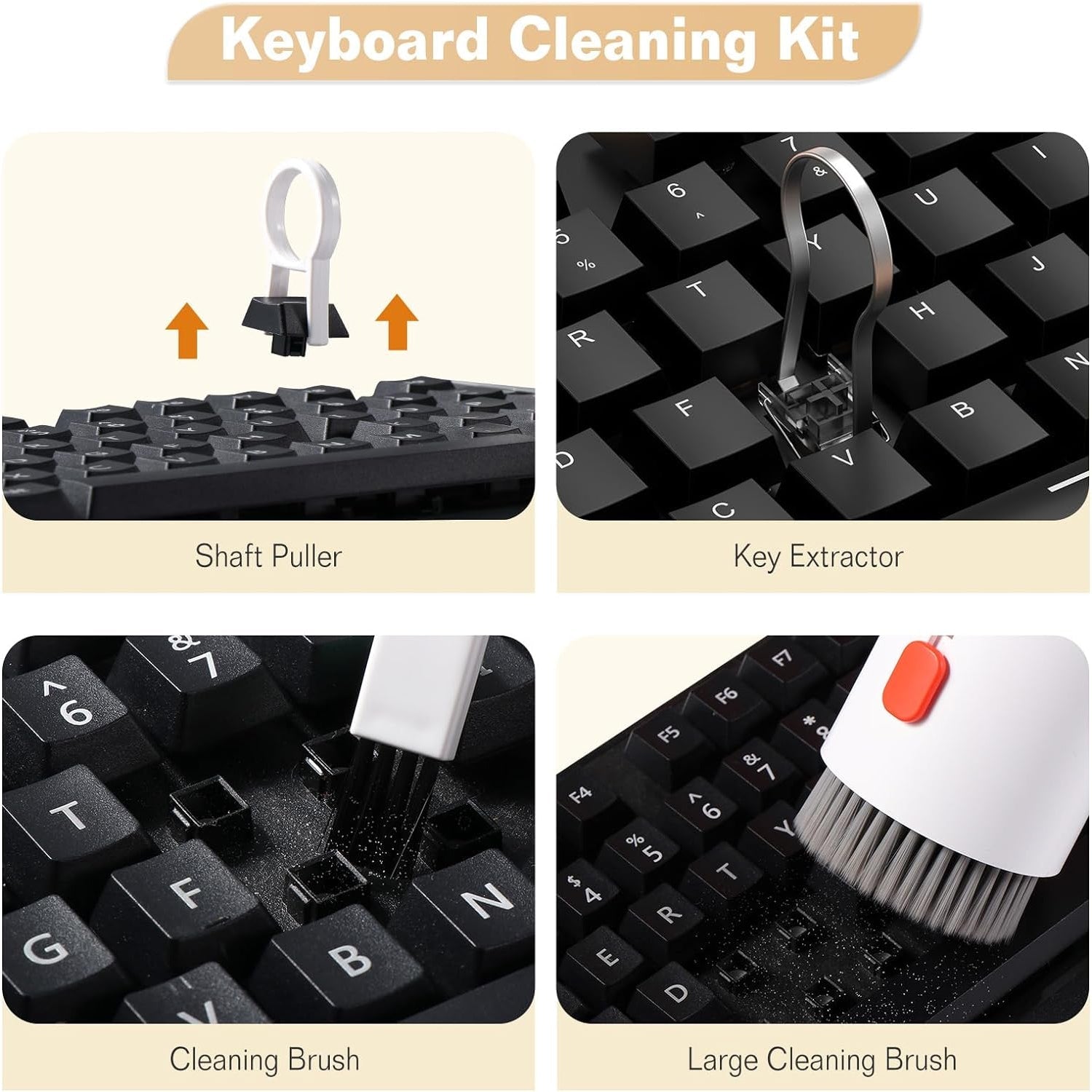 20-in-1 Keyboard Cleaner Kit โ Electronic Cleaning Brush, Spray & Tools for Laptop, Phone, Camera & More