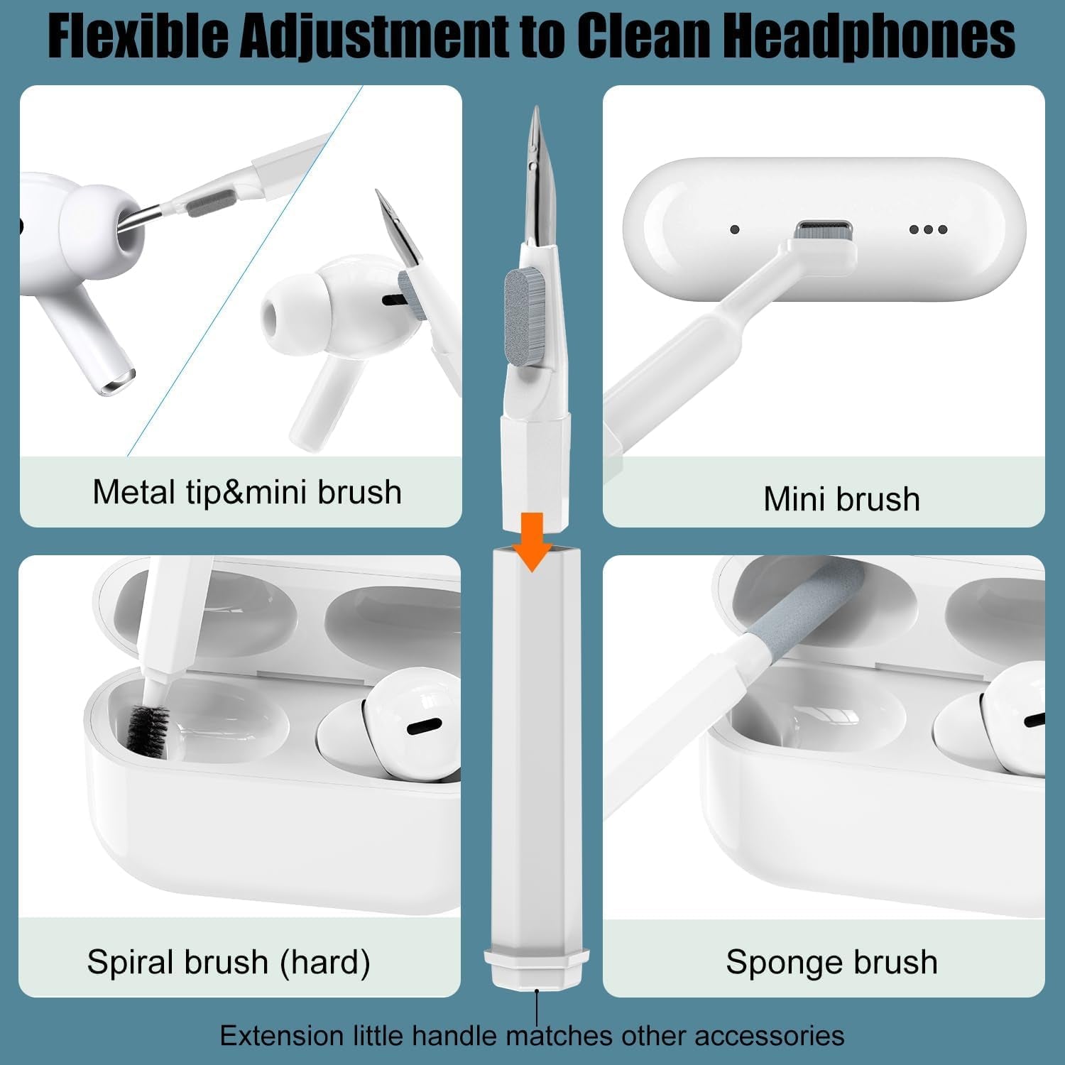 20-in-1 Keyboard Cleaner Kit โ Electronic Cleaning Brush, Spray & Tools for Laptop, Phone, Camera & More