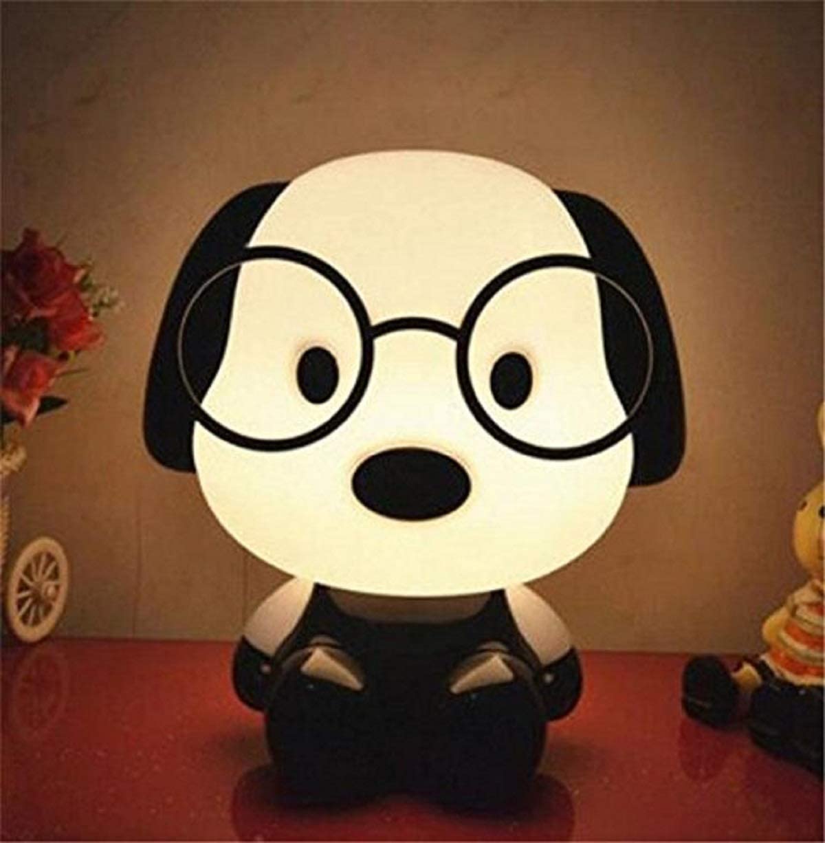 Cute Big Dog Night Lamp black