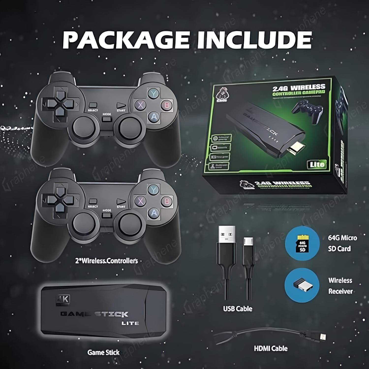 Wireless retro gaming console