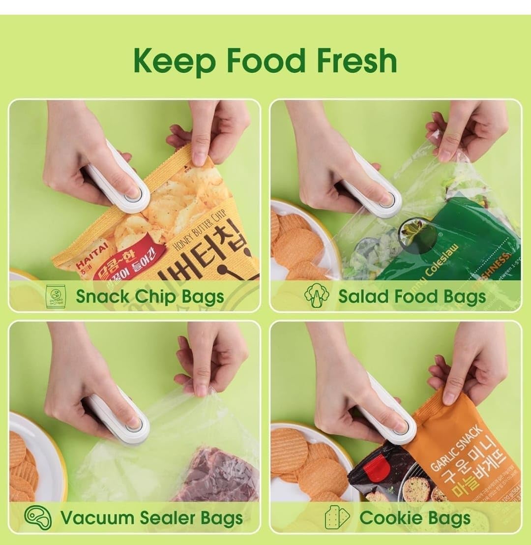 Handheld bag sealer