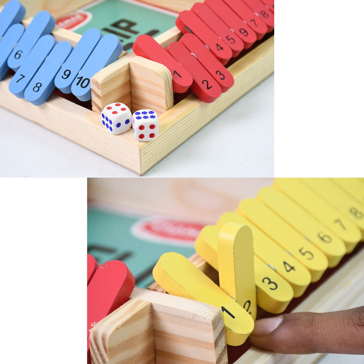 Shut The Box Dice Game, Classic Flip Me Multiplayer Game