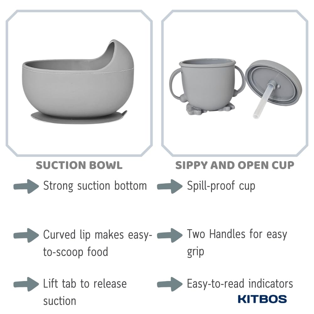 Soft blue baby bib with food-catching pocket, made of wipeable and comfortable material