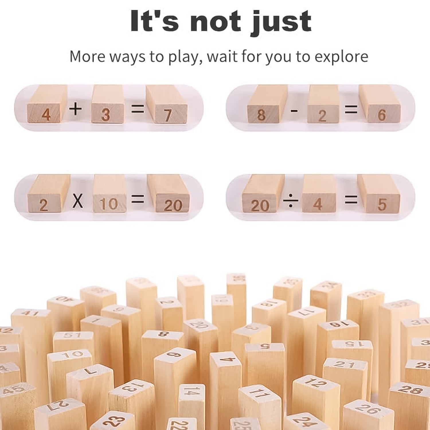 Wooden Tumbling Stacking Tower Game