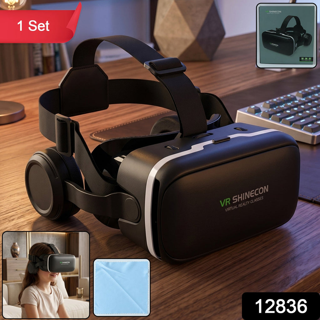 3D / HD VR Box Glasses Headset for iOS for Android Smartphone  (1 Pc)