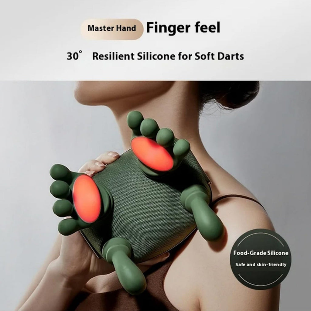 Long Rechargeable Kneading Neck & Shoulder Massager - main product shot