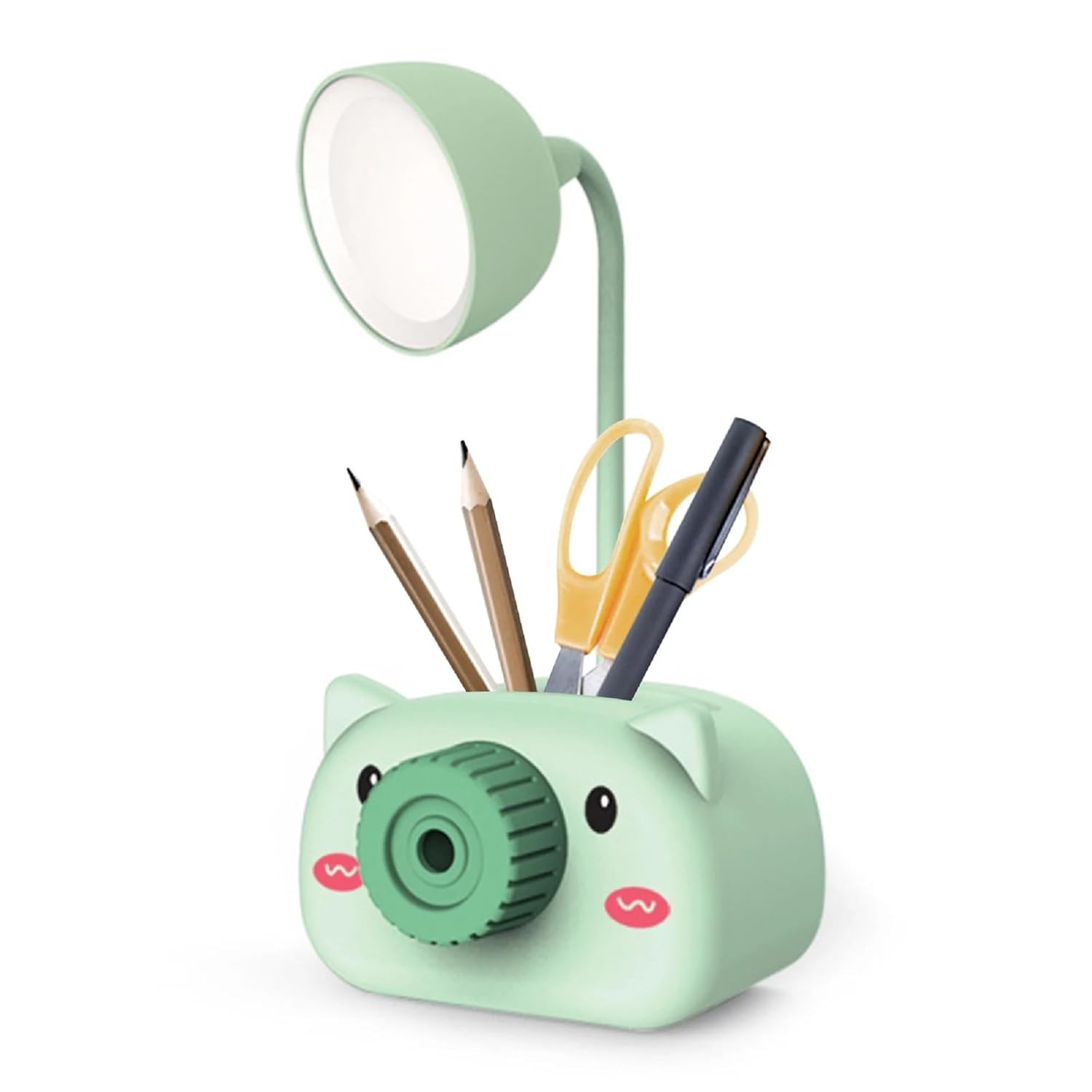Kids Table Lamp with pencil and pen