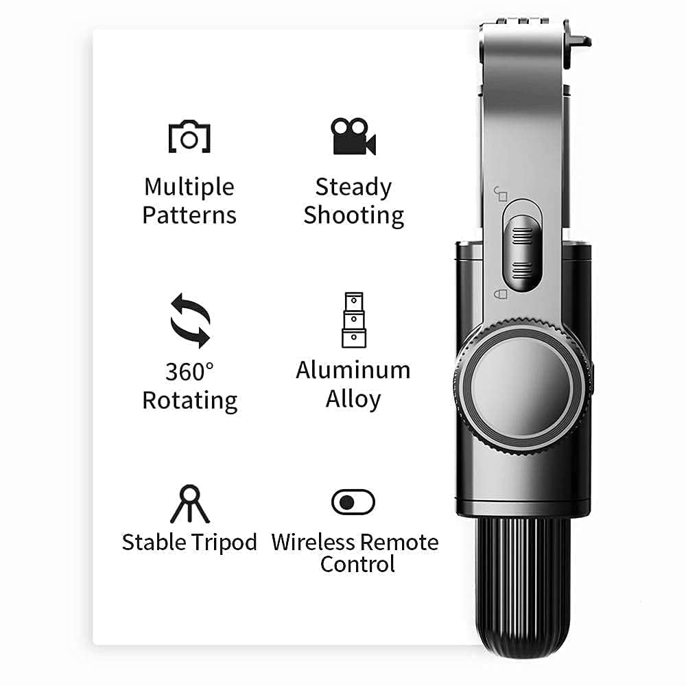 Camera accessory with features listed on a white background