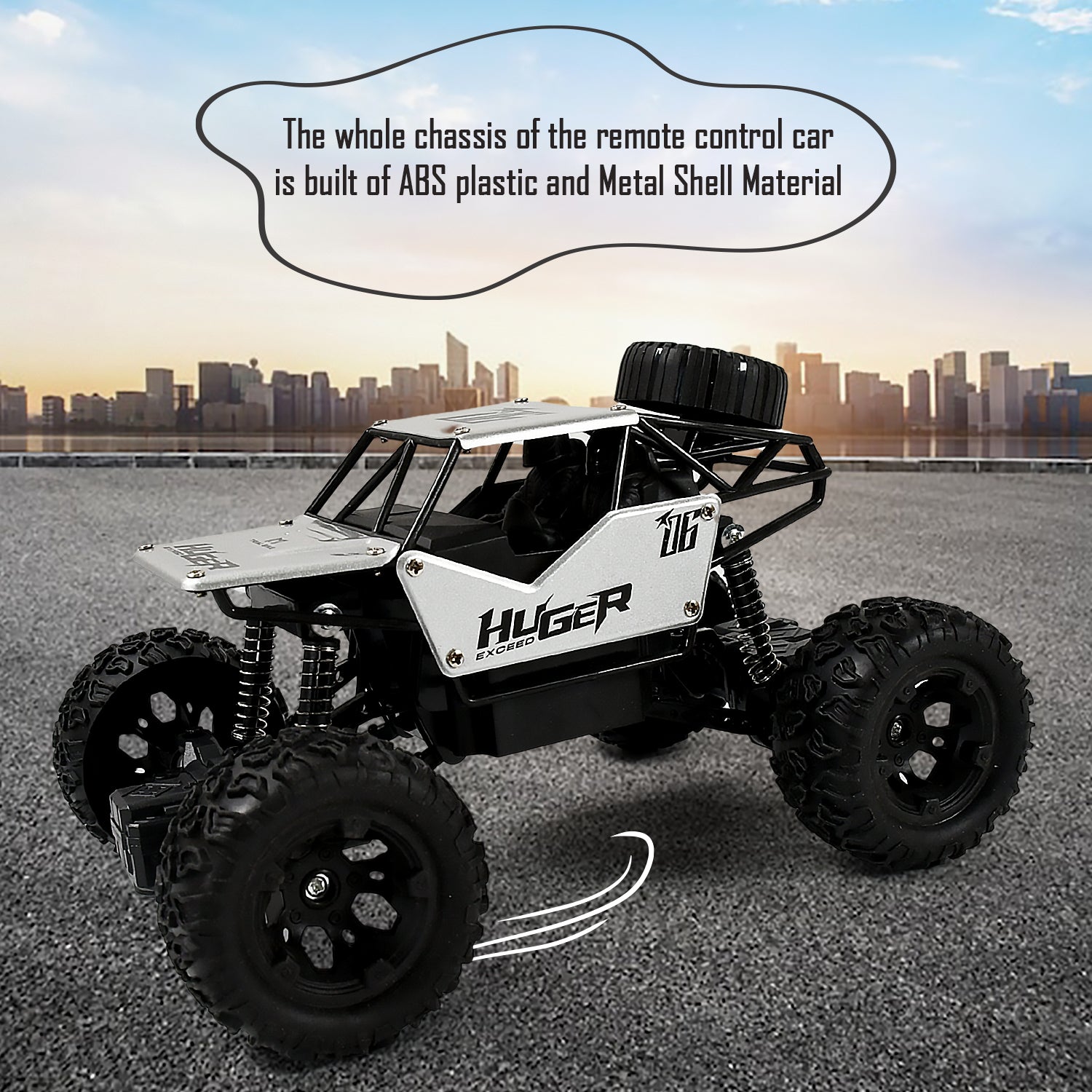 Rock Crawler Monster RC Stunt Rechargeable Indoor Outdoor Toy Car