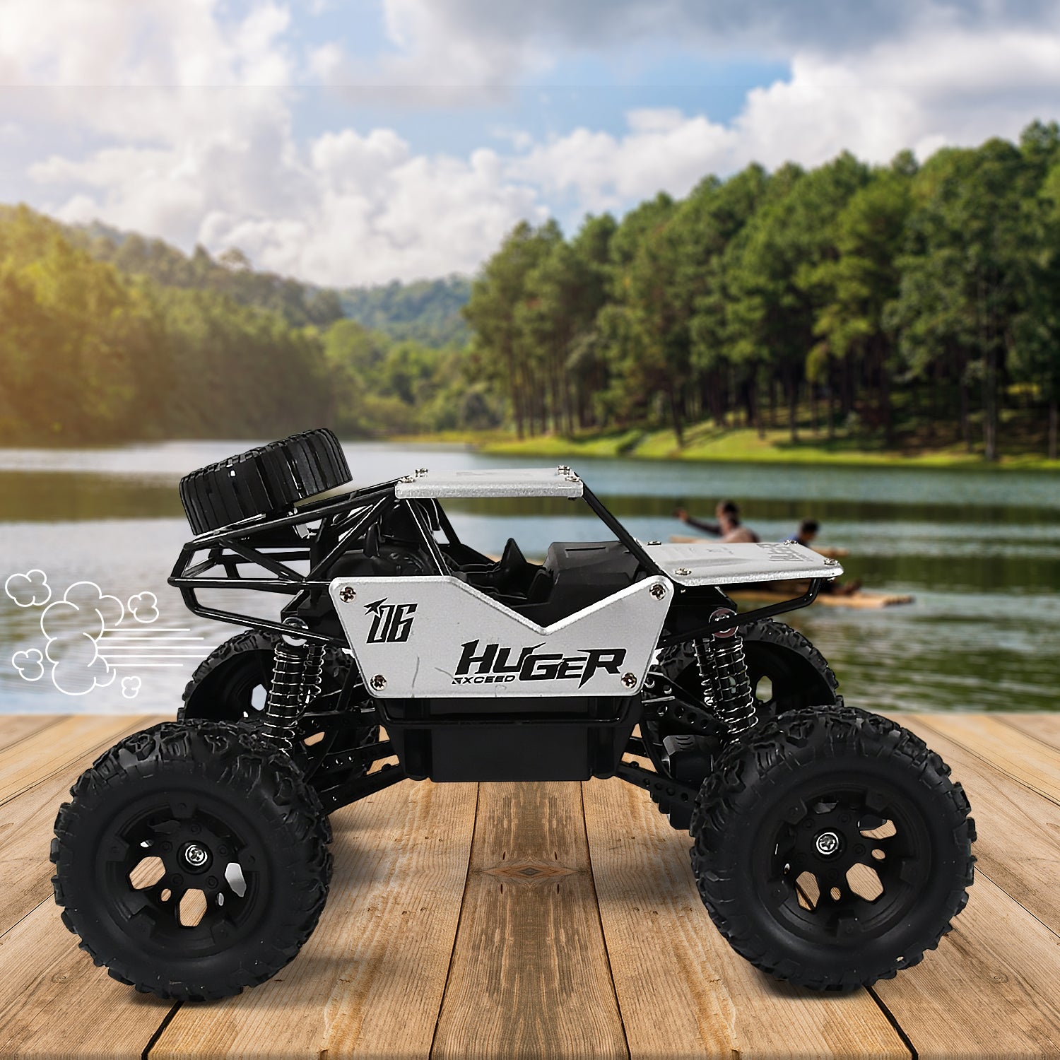 Rock Crawler Monster RC Stunt Rechargeable Indoor Outdoor Toy Car