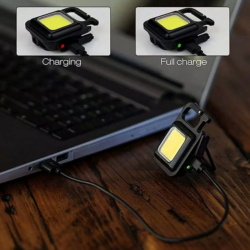  Mini Rechargeable Keychain Flashlight - feature
